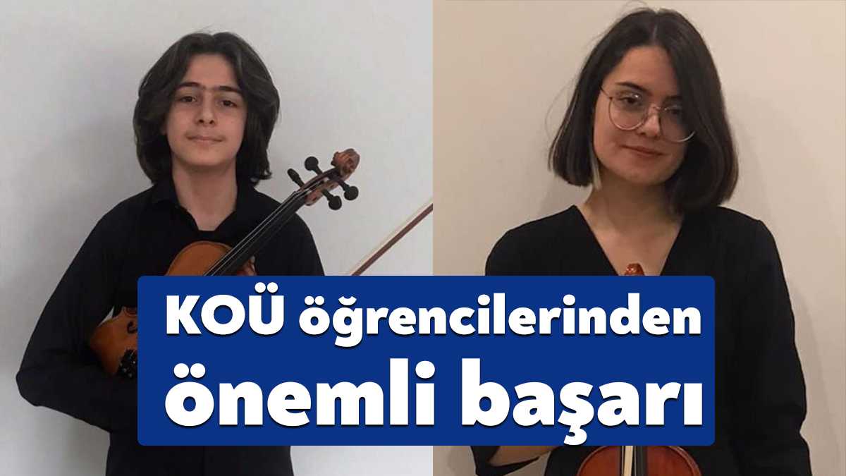 Kocaeli Üniversitesi Devlet Konservatuvarı öğrencisi Kaya Hasırcıoğlu, İngiltere’de katıldığı yarışmada
