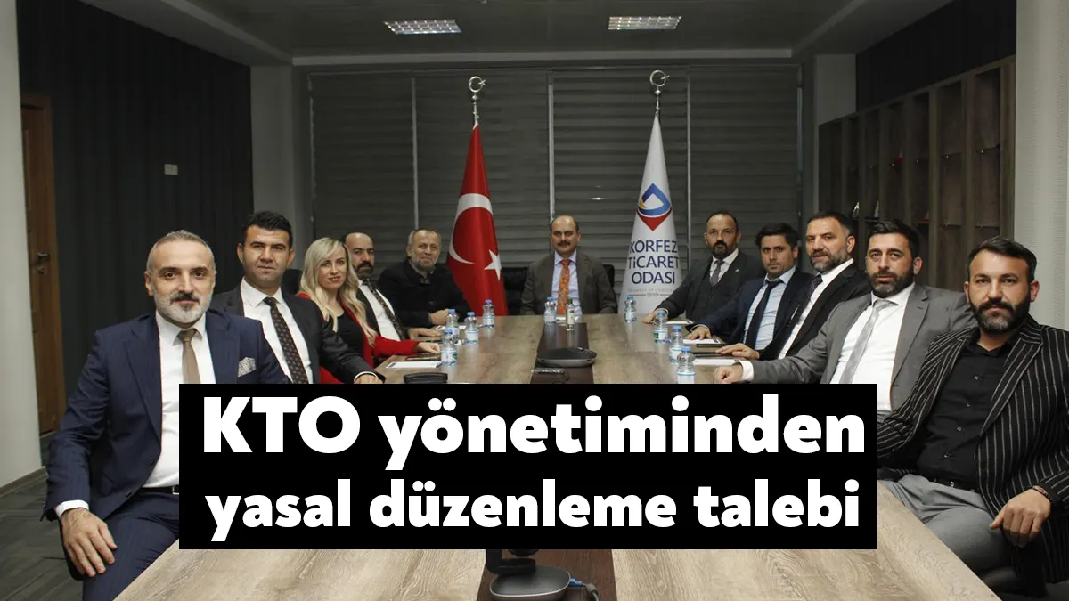 Körfez Ticaret Odası (KTO) yönetim kurulu üyeleri, deprem bölgesine yapılan