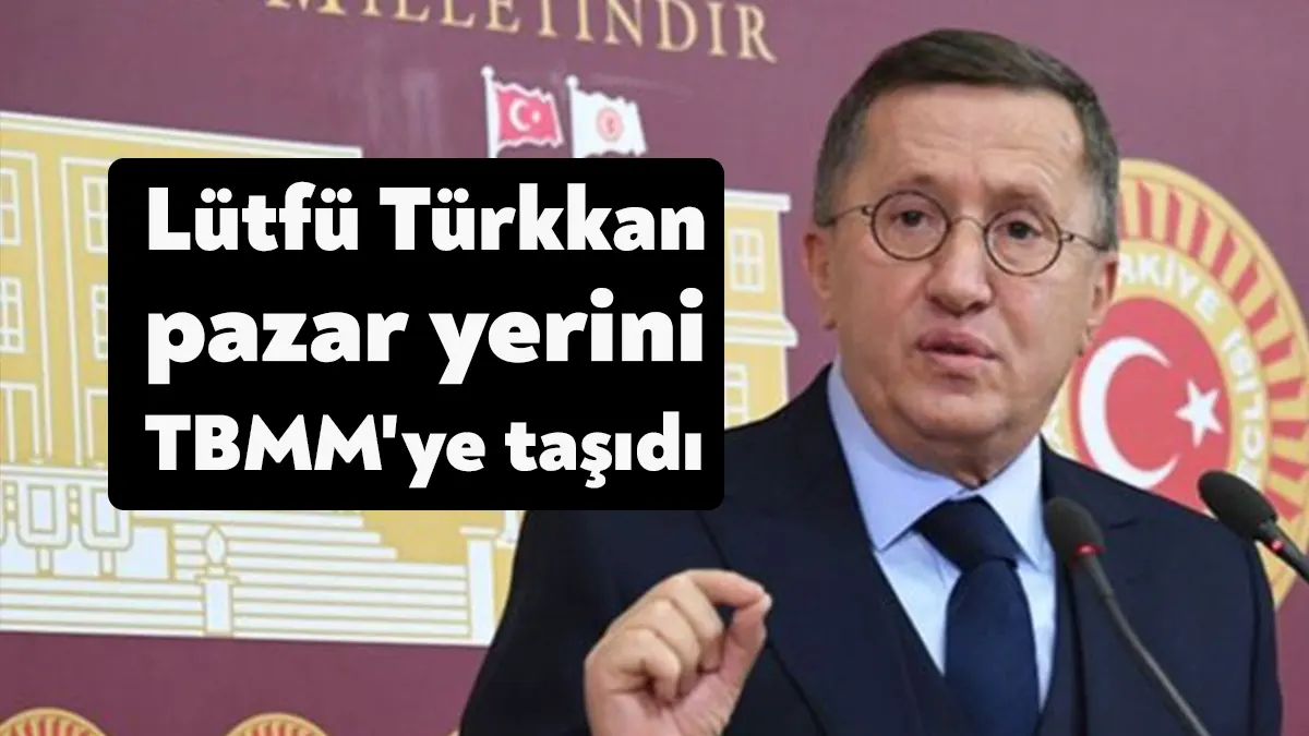 İYİ Parti Kocaeli Milletvekili Lütfü Türkkan Gebze Yenikent’te pazar yeri