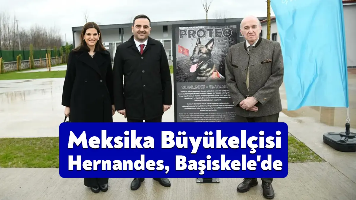 Meksika'nın Ankara Büyükelçisi Jose Luis Martinez y Hernandez, Başiskele'ye gelerek