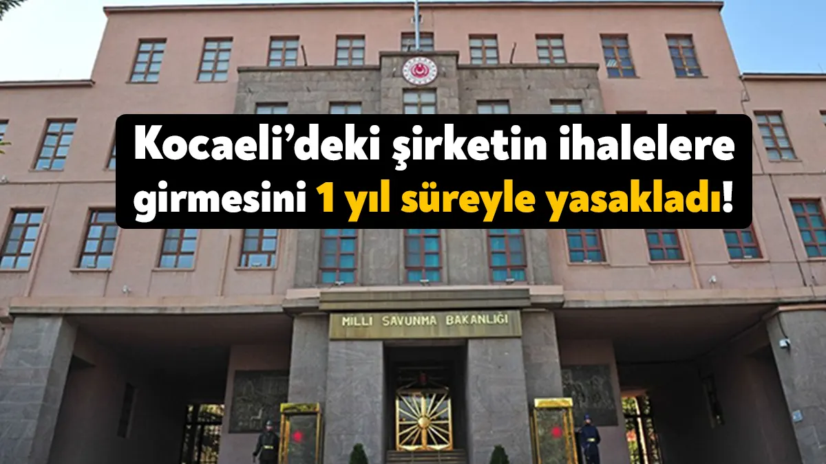 Milli Savunma Bakanlığı, Gölcük’te bulunan Deniz İkmal Merkezi Komutanlığı’nın ihalesini
