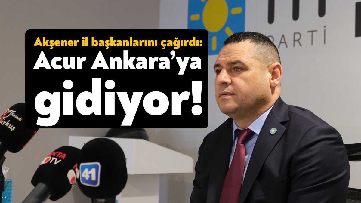 İYİ Parti Genel Başkanı Meral Akşener, 81 il başkanını genel