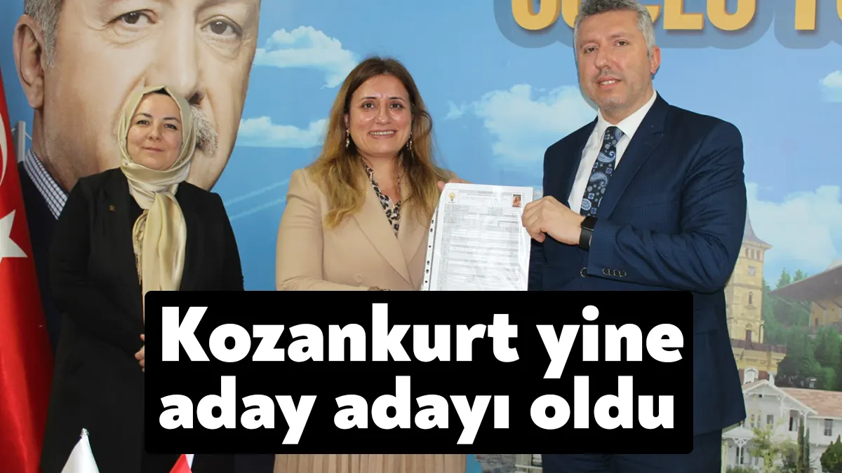 Özlem Kozankurt, AK Parti Kocaeli milletvekili aday adayı oldu.