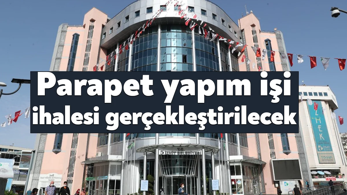İzmit Belediyesi Fen İşleri Müdürlüğü, İzmit ilçe sınırlarında muhtelif yerlerde