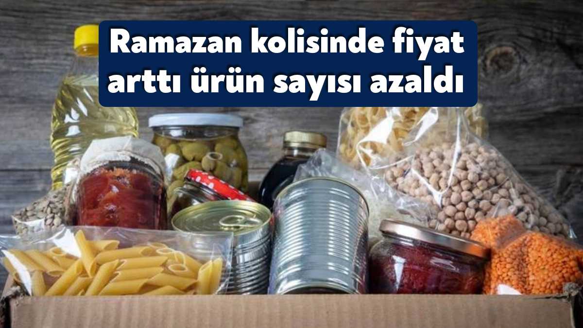 Ramazana sayılı günler kala, perakende zincirleri erzak kolilerini satışa sunmaya