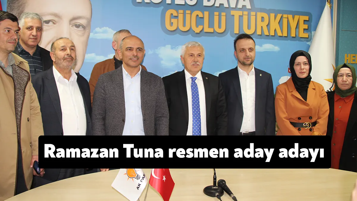 AK Parti Körfez İlçe Başkanı Ramazan Tuna, aday adaylığı başvurusunda