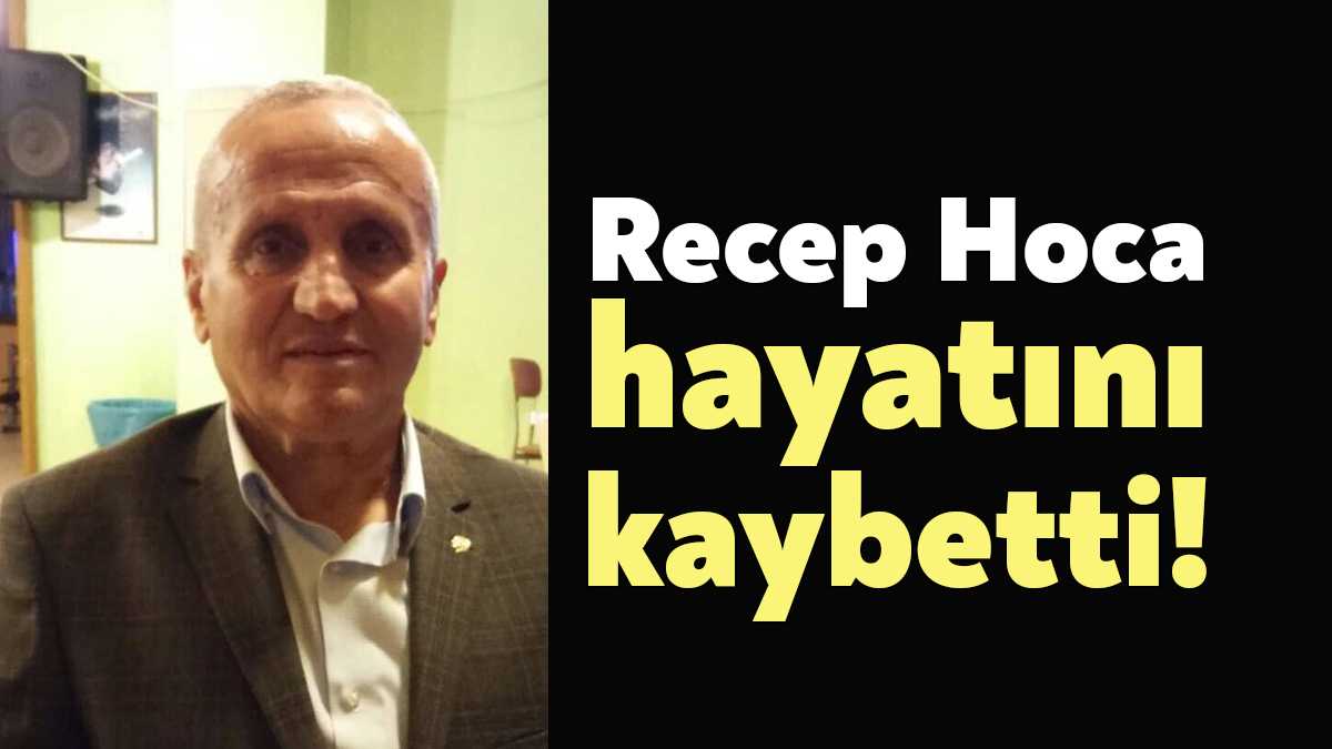 Kocaeli’de uzun yıllar okul müdürlüğü yapan ve İzmitspor Kulübü’nde görev alan Recep