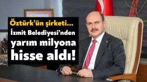 İzmit Belediyesi hissesini yarım milyona Türköz İnşaat’a sattı