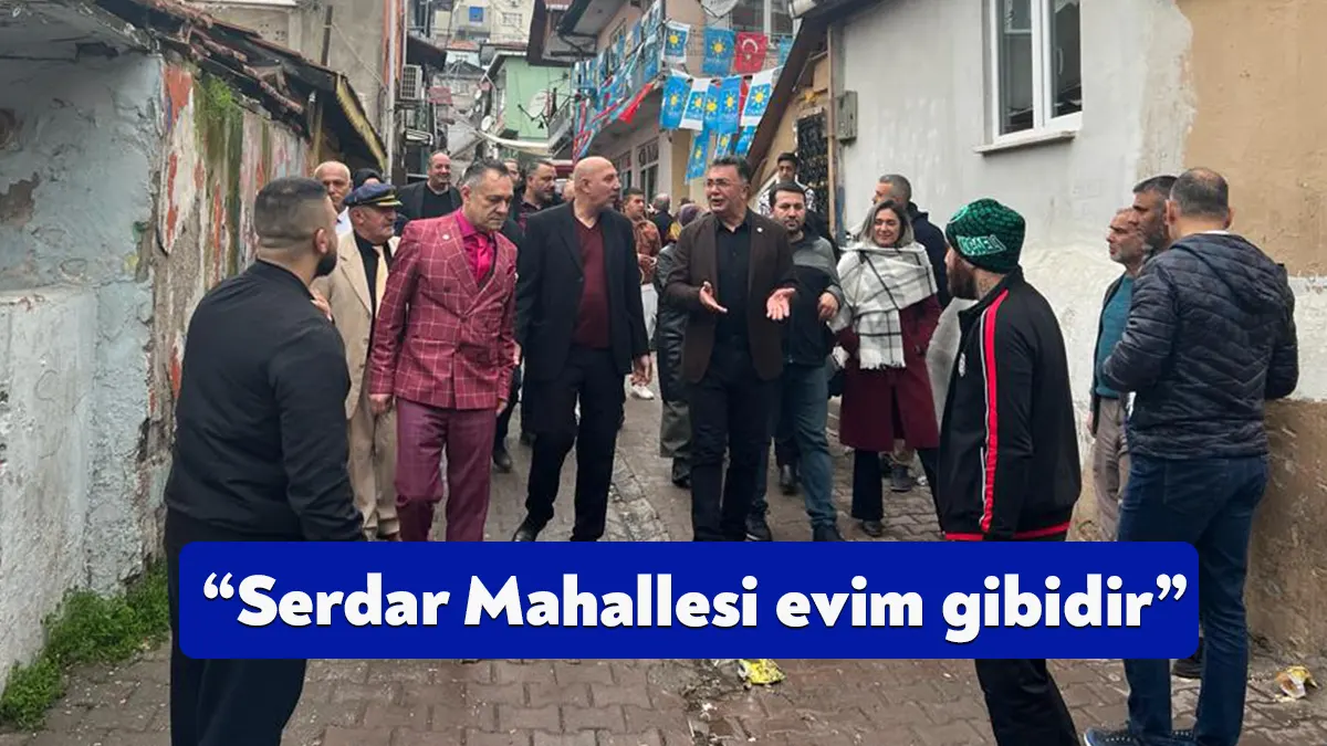 İzmit Serdar Mahallesi’nde vatandaşlarla bir araya gelen İYİ Parti Kocaeli