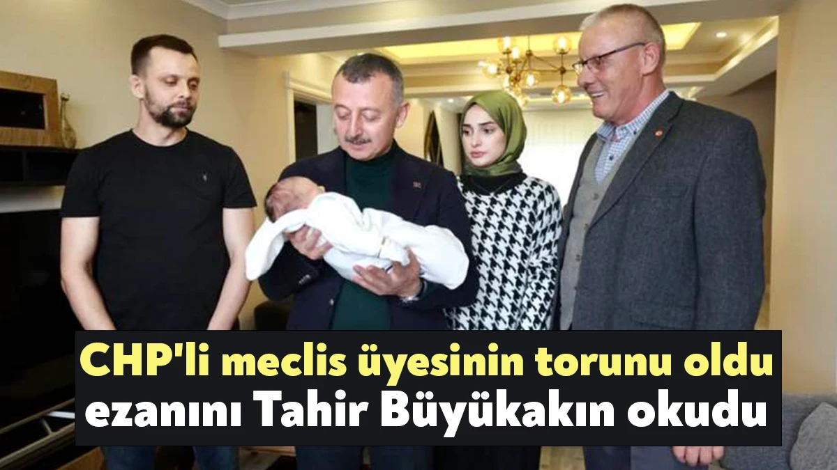 CHP İzmit Belediye Meclis Üyesi Süleyman Şen'in torununun kulağına Kocaeli