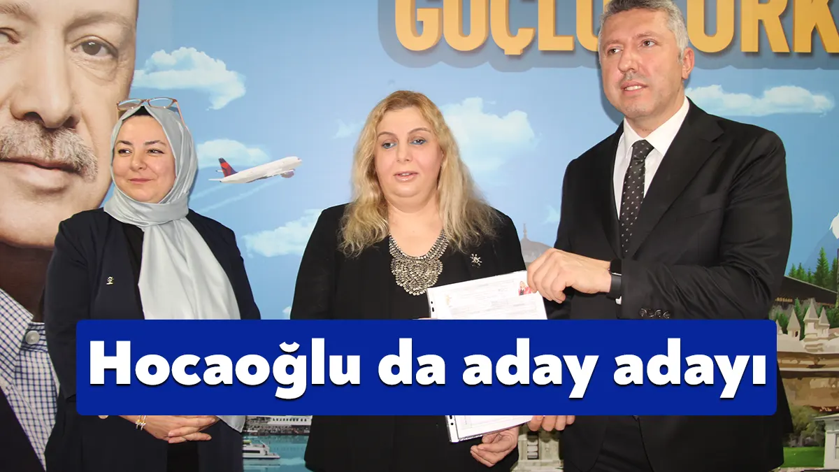 AK Parti Kocaeli Milletvekili aday adaylığı için Zeynep Hocaoğlu resmi