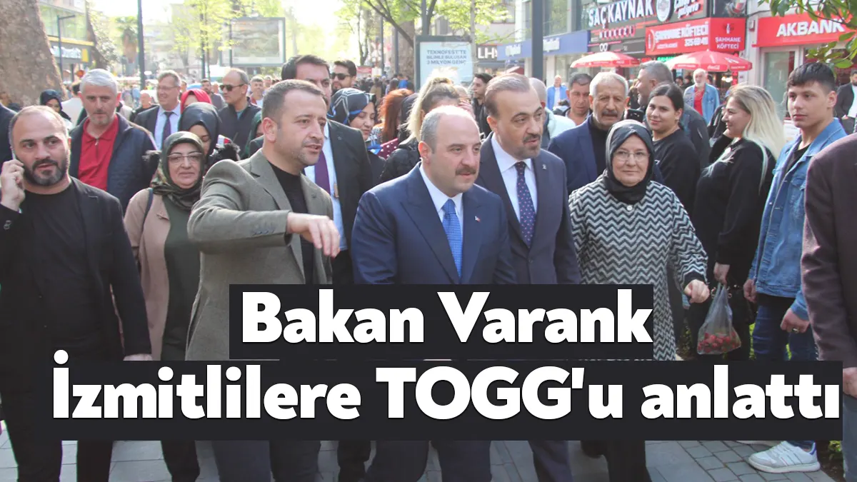 Sanayi ve Teknoloji Bakanı Mustafa Varank, bugün Kocaeli’ye geldi. Bakan