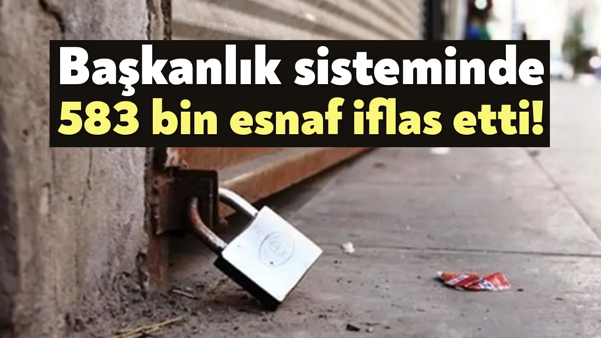 Başkanlık sisteminden bugüne geçen süre beş yılda ise 583 bin