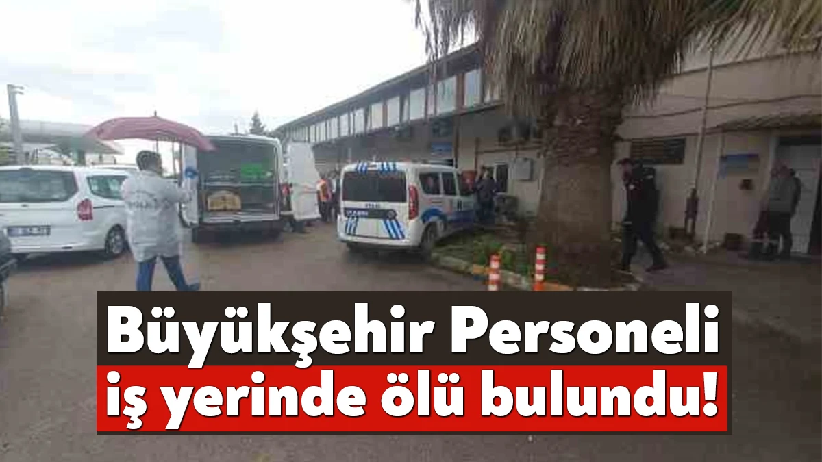 Kocaeli'nin İzmit ilçesinde 48 yaşındaki belediye personeli, iş yerinde mesai