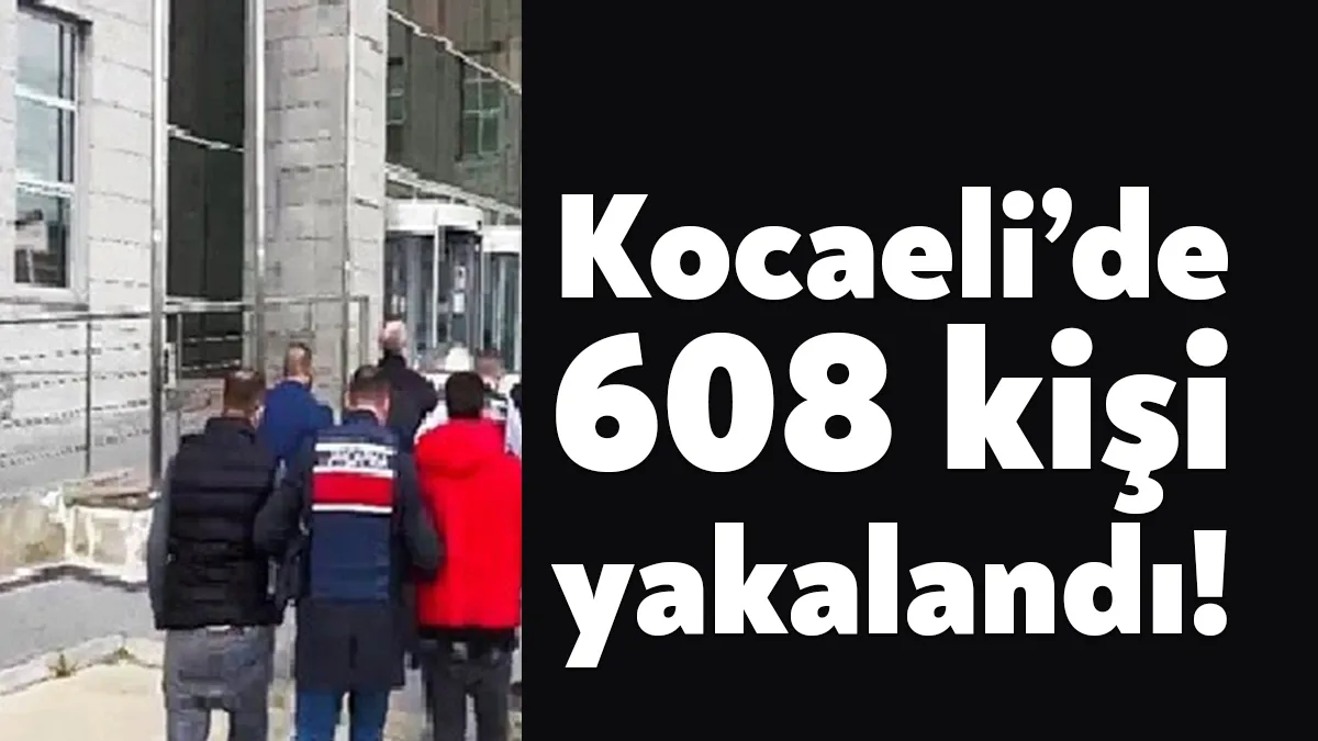 Kocaeli’de mart ayında yapılan denetimlerde 175 bin 469 kişi sorgulanırken,