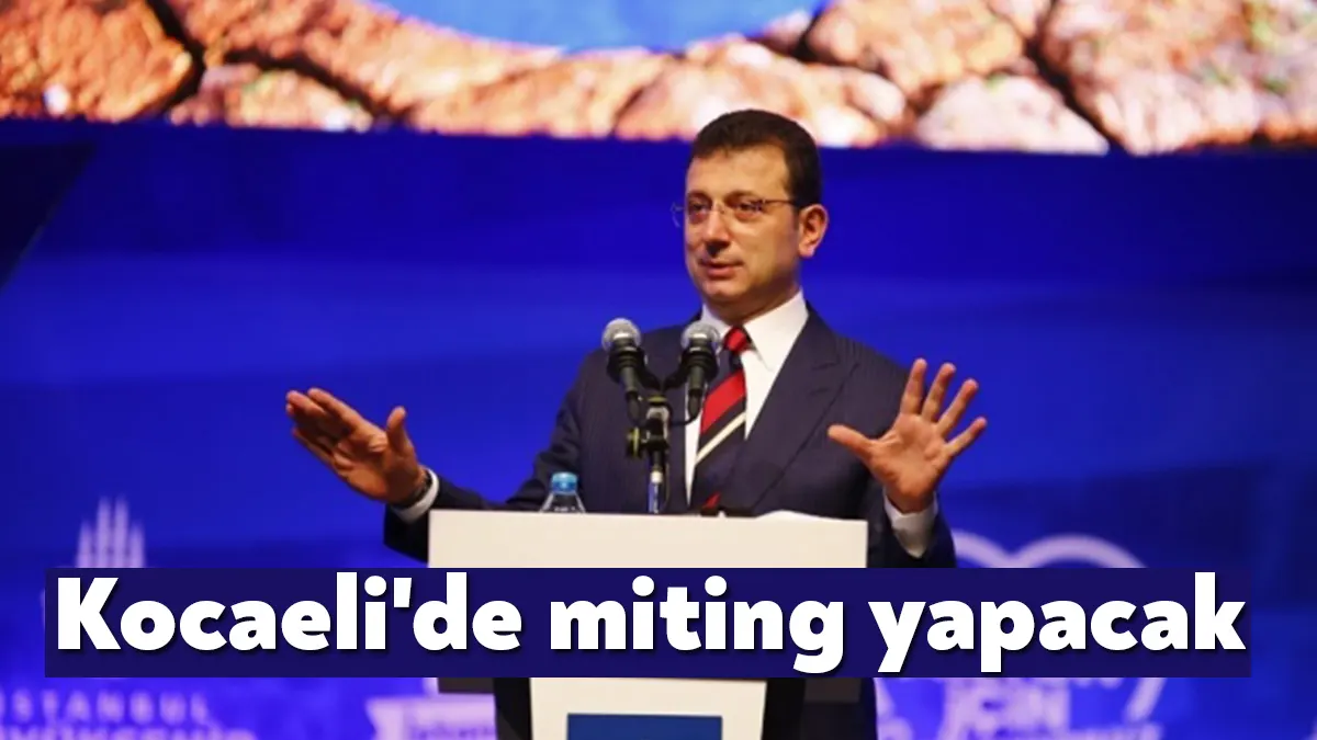Millet İttifakı Cumhurbaşkanı Yardımcısı adayı ve İstanbul Büyükşehir Belediye Başkanı