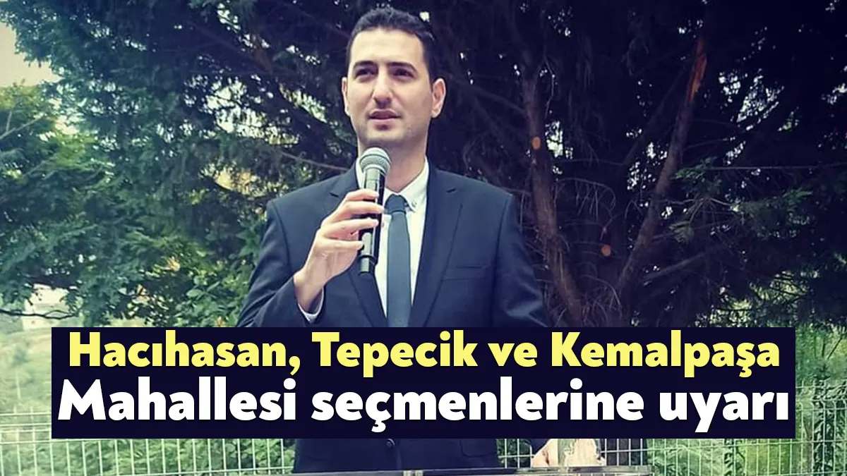 İzmit 1.İlçe Seçim Kurulu CHP Üyesi Arda Başaran, Hacıhasan, Tepecik