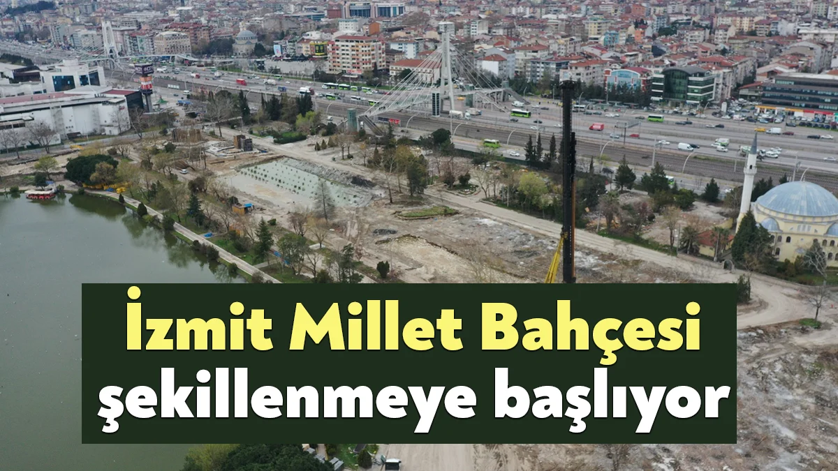 Kocaeli Büyükşehir’in Kocaeli fuarı alanında yapımı devam eden İzmit Millet