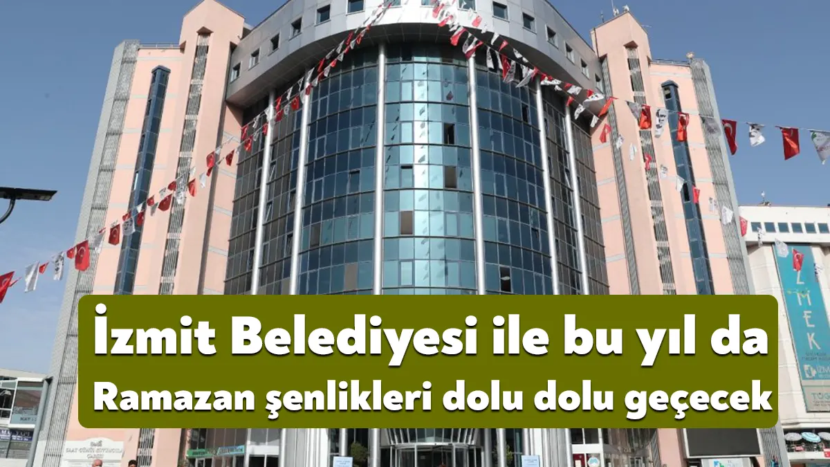 Dini ve milli bayramlarda kentte rengarenk görüntüler oluşturan İzmit Belediyesi