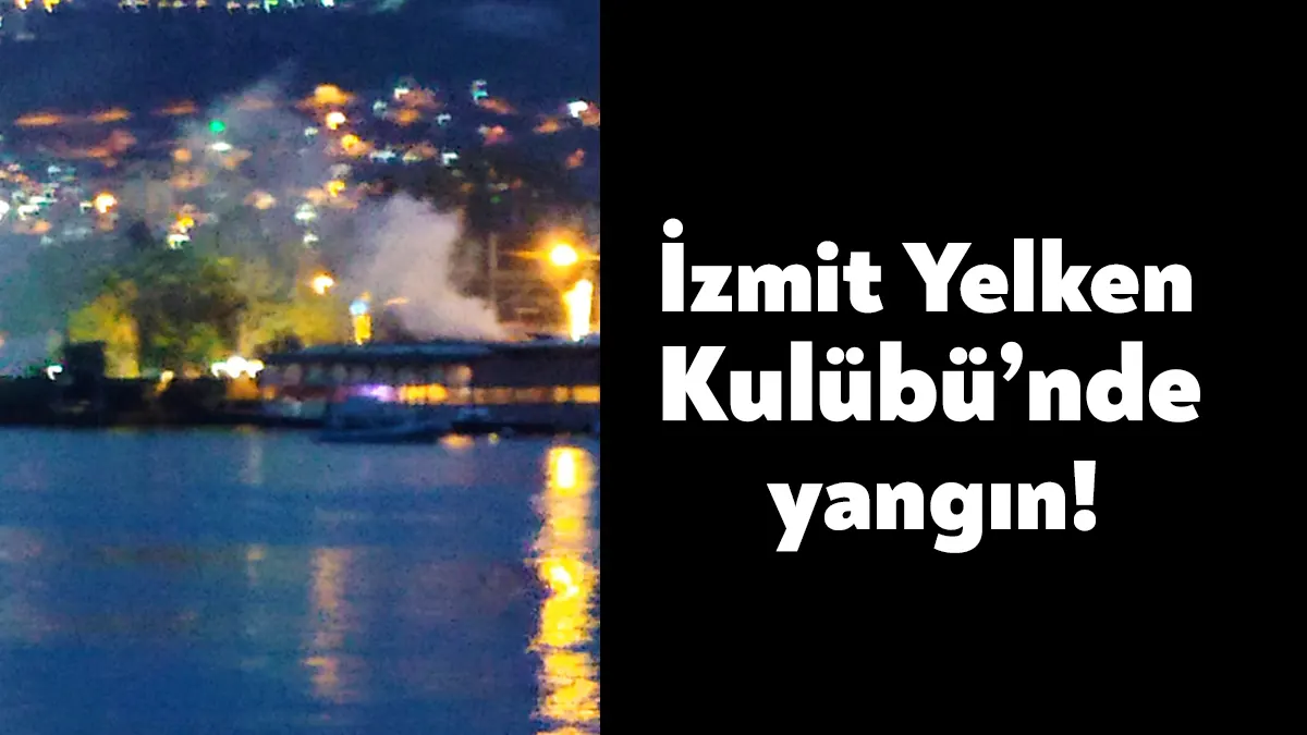 İzmit Yelken Kulübü’nün restoranındaki duman itfaiyeyi harekete geçirdi.