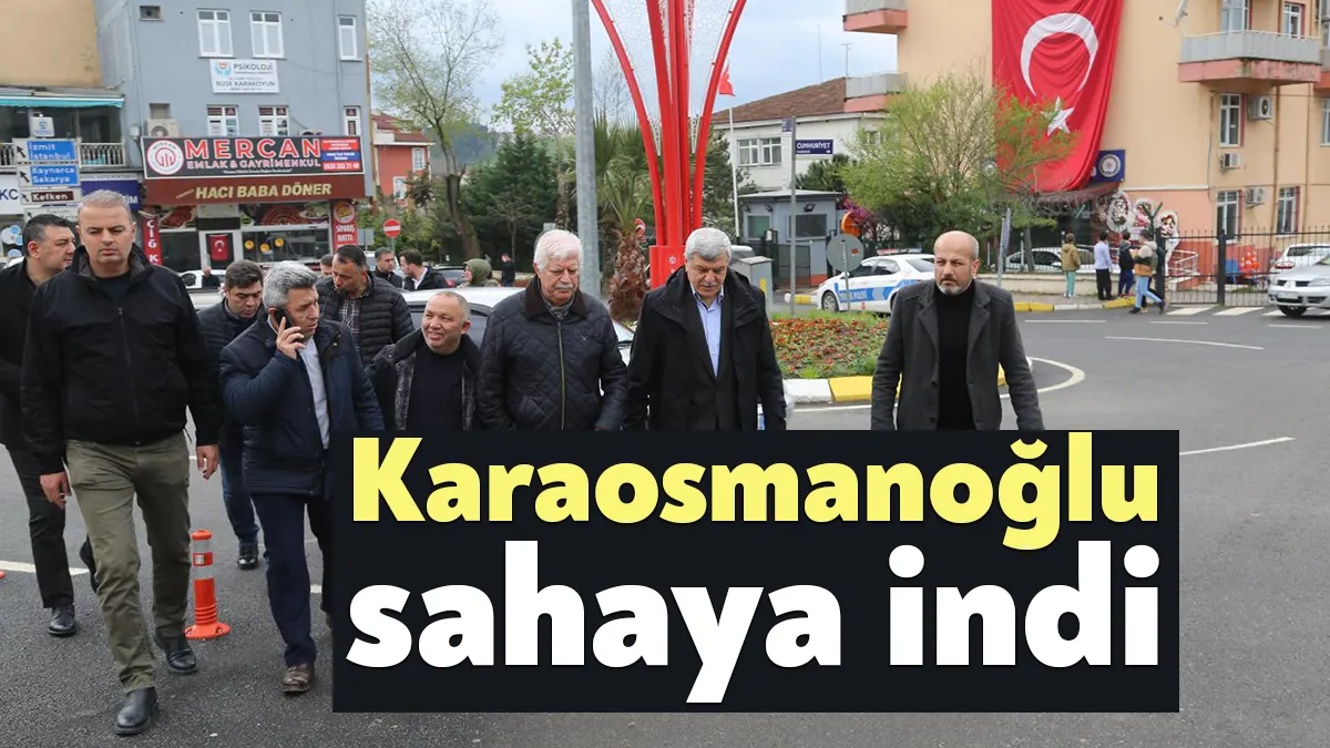 Kocaeli Büyükşehir Belediyesi önceki dönem Başkanı İbrahim Karaosmanoğlu Kandıra’da esnaf
