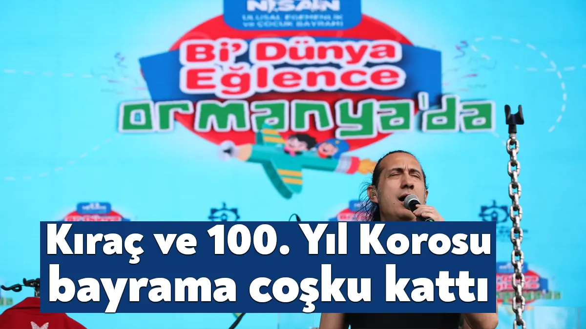 Ünlü sanatçı Kıraç, aralarında deprem bölgesinden gelen çocukların da olduğu