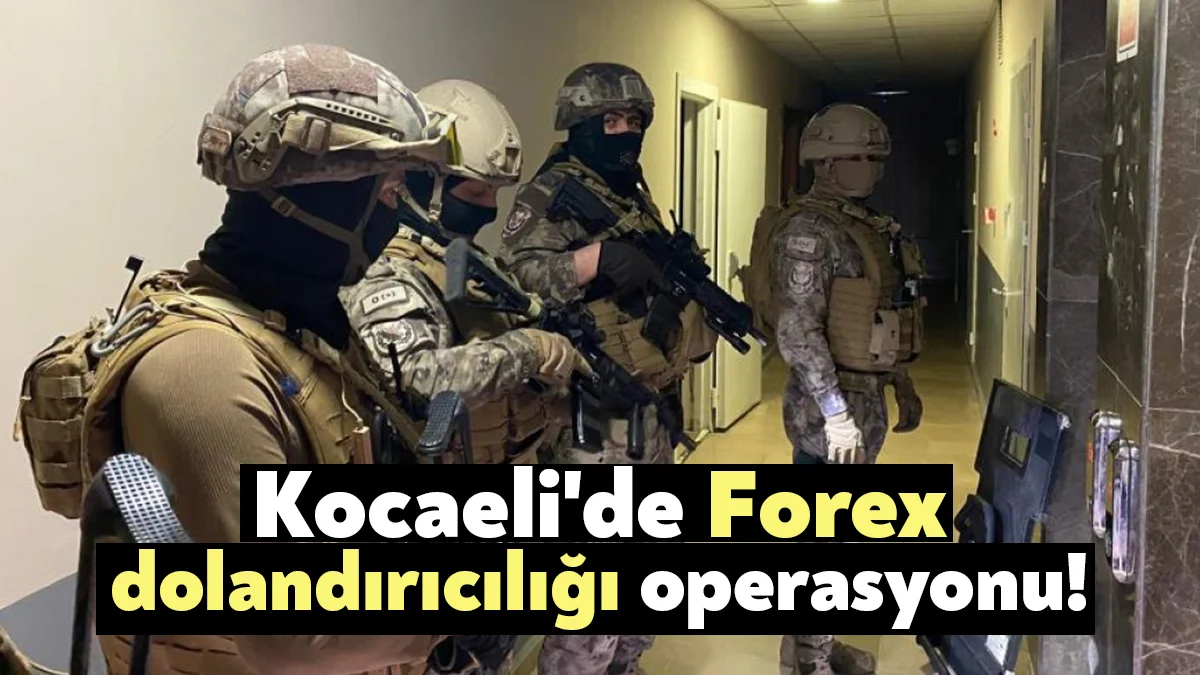 İstanbul'da Siber Suçlarla Mücadele Şube Müdürlüğü ekipleri, İstanbul genelinde Kocaeli