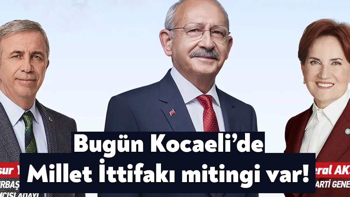 Millet İttifakı Cumhurbaşkanı Adayı Kemal Kılıçdaroğlu ve İYİ Parti Genel