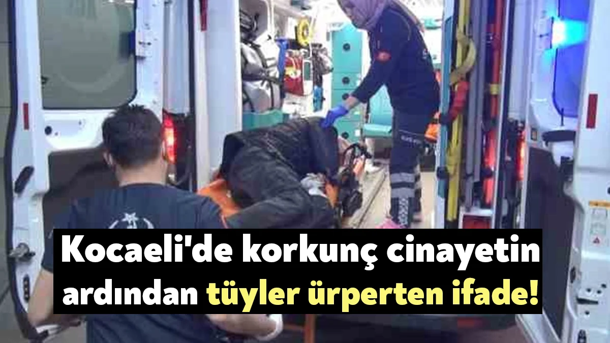 Kocaeli’nin İzmit ilçesinde sokak ortasında bir kişiyi bıçaklayarak öldüren sanık