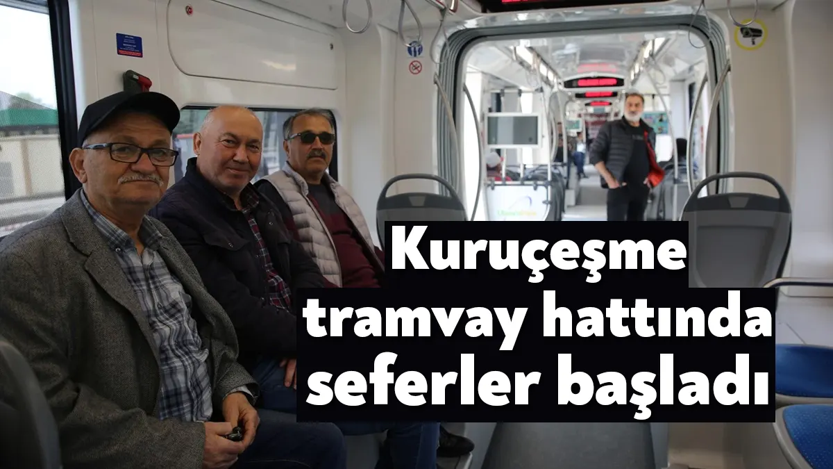 Kuruçeşme’de çifte bayram sevinci… Akçaray tramvay hattı seferlerine başladı. Seferlere