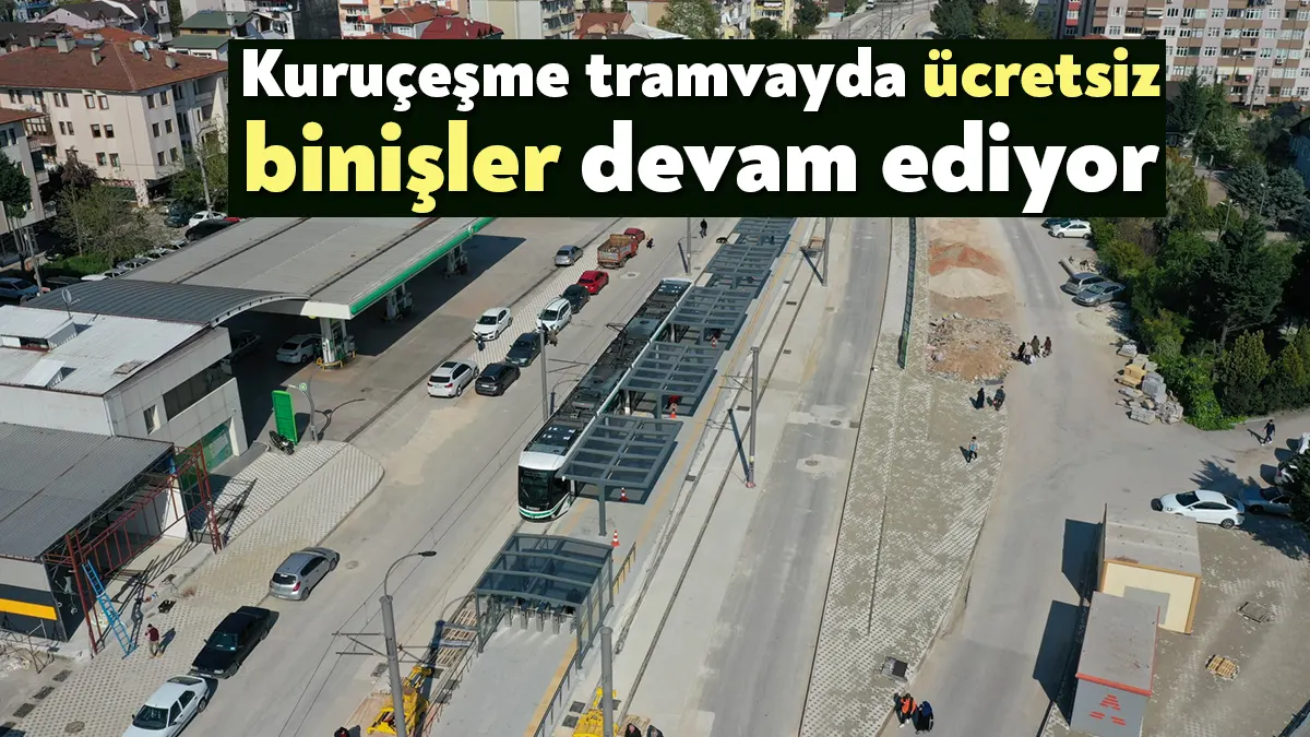 Tramvayın Kuruçeşme durağı, bayram öncesinde seferlere başlamıştı. Bayram süresince Kuruçeşme’den