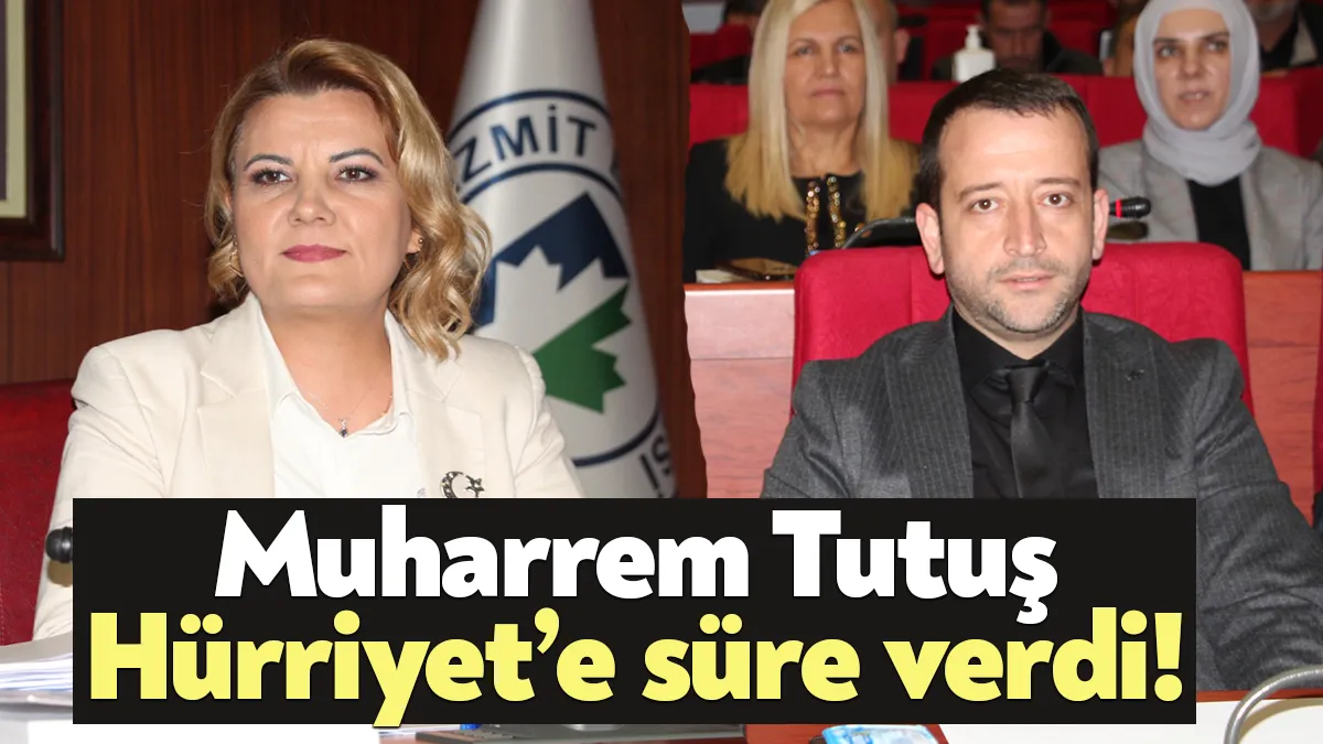 İzmit Belediye Meclisi’nde AK Parti Grup Başkanvekili Muharrem Tutuş, denetim