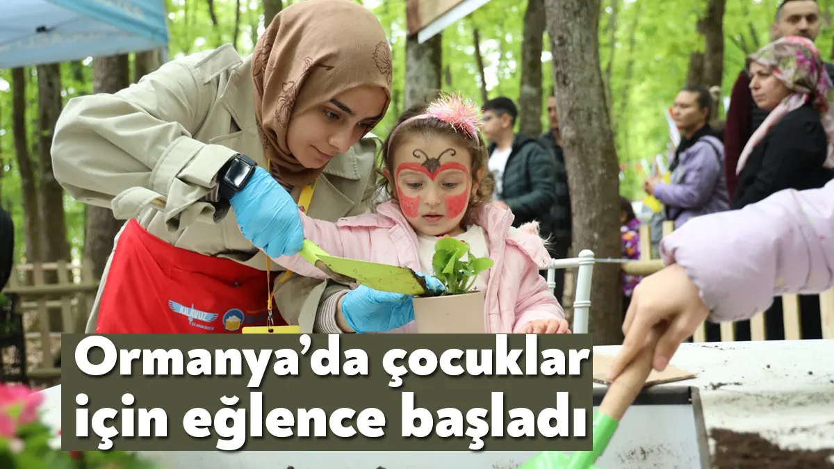 Büyükşehir’in Kocaelili çocuklar ve aileleri için Ormanya’da hazırladığı 23 Nisan