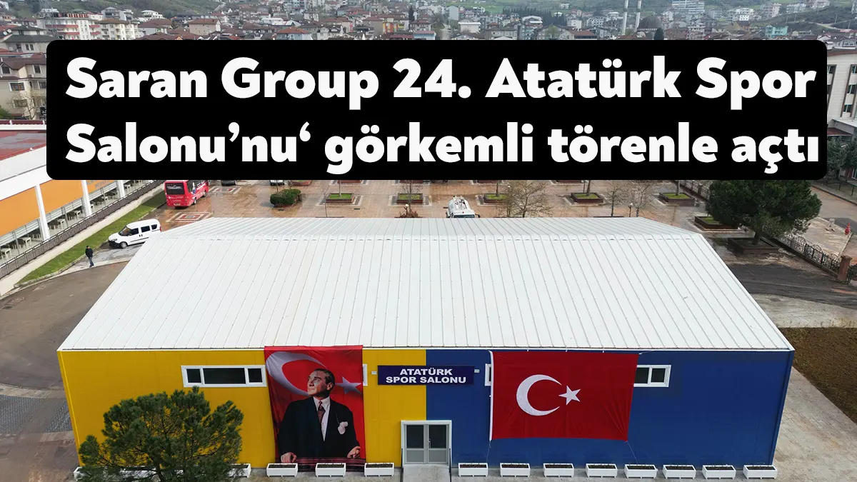 İzmit Belediye Başkanı Fatma Kaplan Hürriyet’in girişimleriyle, Saran Group tarafından