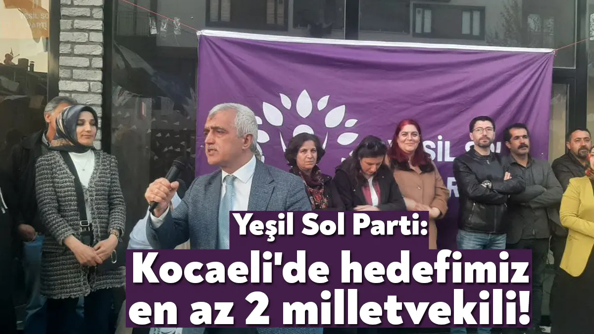 Yeşil Sol Partisi Kocaeli Milletvekili Adayı Dr. Ömer Faruk Gergerlioğlu,