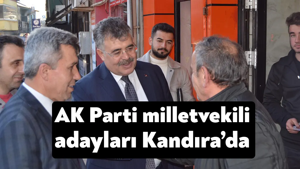 AK Parti Kandıra Seçim Koordinasyon Merkezi çalışmaları kapsamında Kandıra’da vatandaşlarla