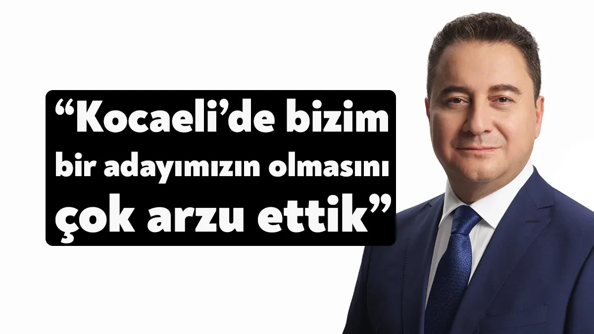 Deva Partisi Genel Başkanı Ali Babacan, Halk TV’de katıldığı Lider