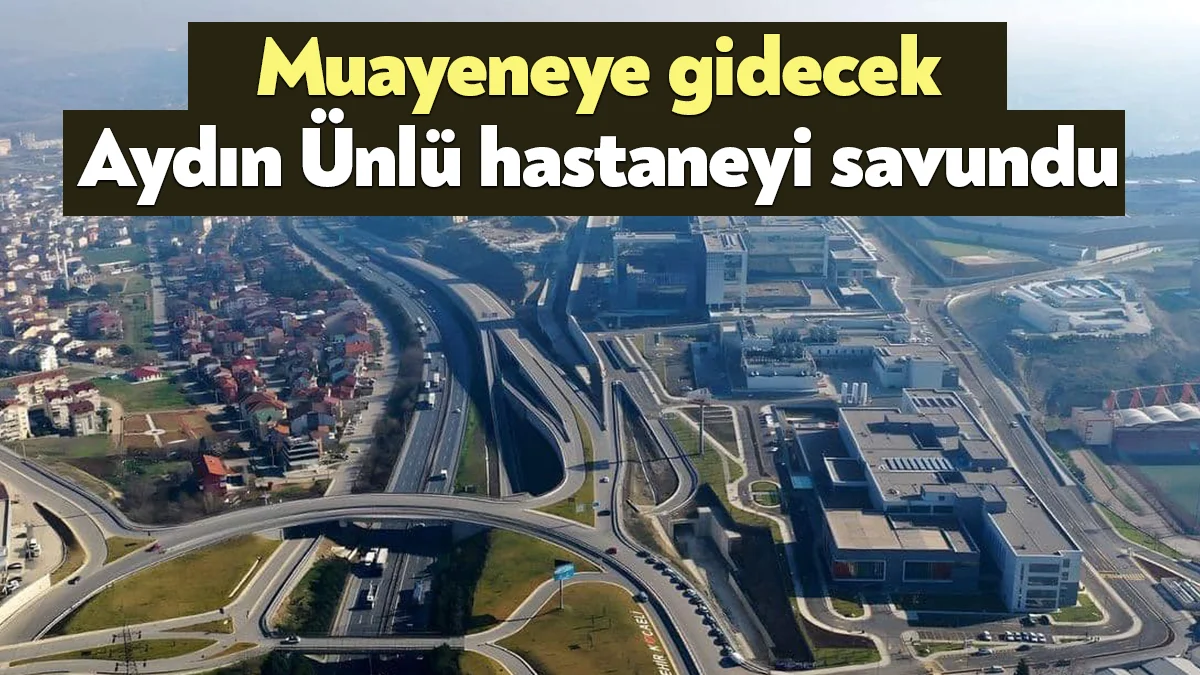 CHP Kocaeli il Başkanı Bülent Sarı'nın Kocaeli Şehir Hastanesi'ni eleştirmesinin