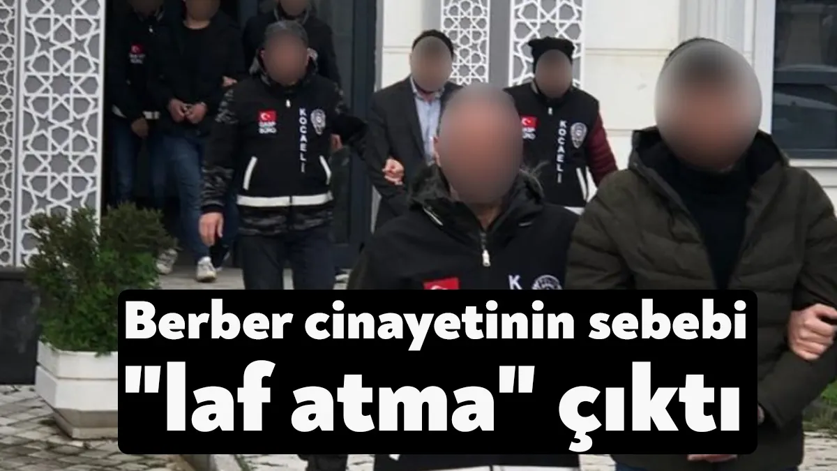 Kocaeli’nin Derince ilçesinde iş yerinin önünde silahlı saldırıya uğrayan berberin