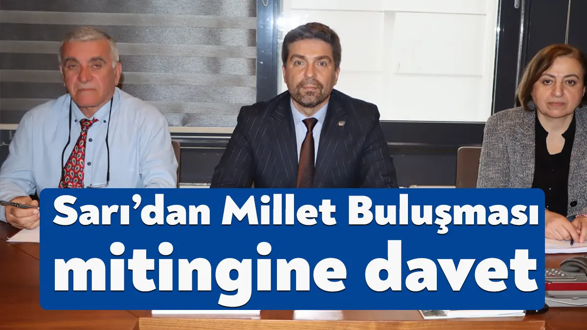 CHP Kocaeli İl Başkanı Bülent Sarı, “Cumhurbaşkanı adayımız Sayın Kemal