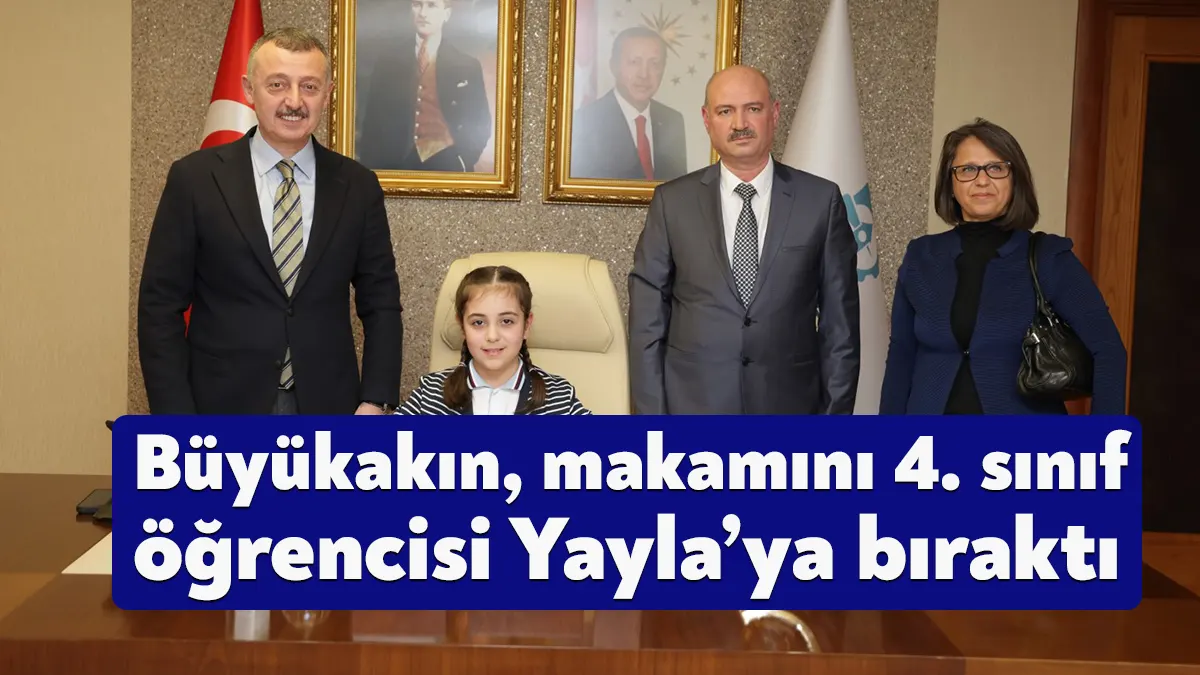 Başkan Büyükakın, 23 Nisan Ulusal Egemenlik ve Çocuk Bayramı vesilesiyle