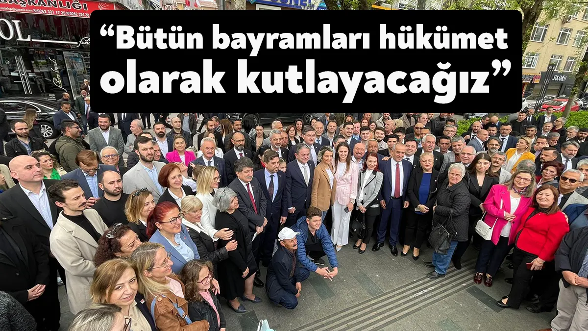CHP İzmit ev sahipliğinde bayramlaşma gerçekleştirildi. Programda konuşan CHP İzmit