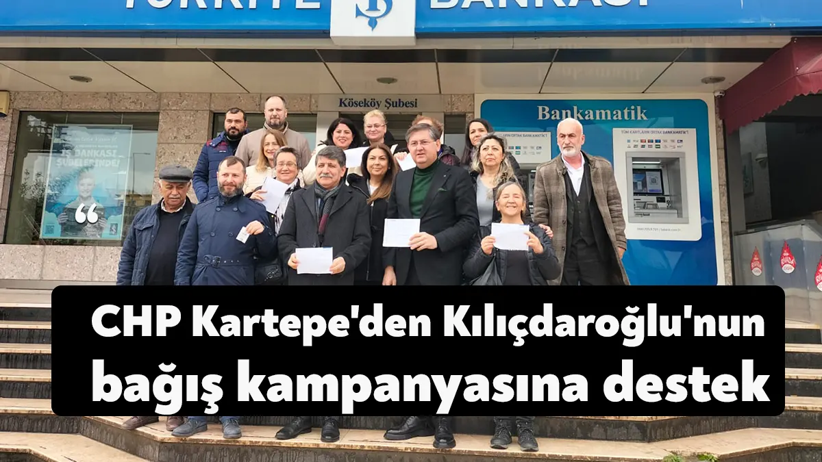 CHP Kartepe İlçe Başkanlığı, milletvekili adayları ile birlikte Millet İttifakı'nın