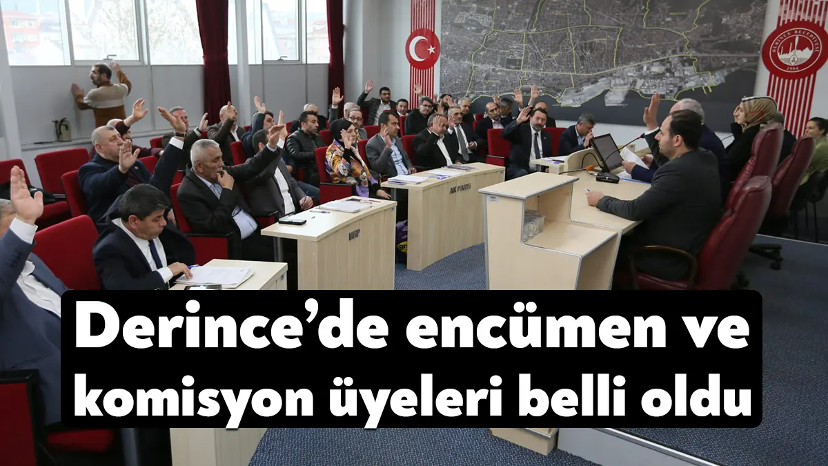 Derince Belediye Meclisi’nin Nisan ayı olağan toplantısında görüşülen 10 gündem