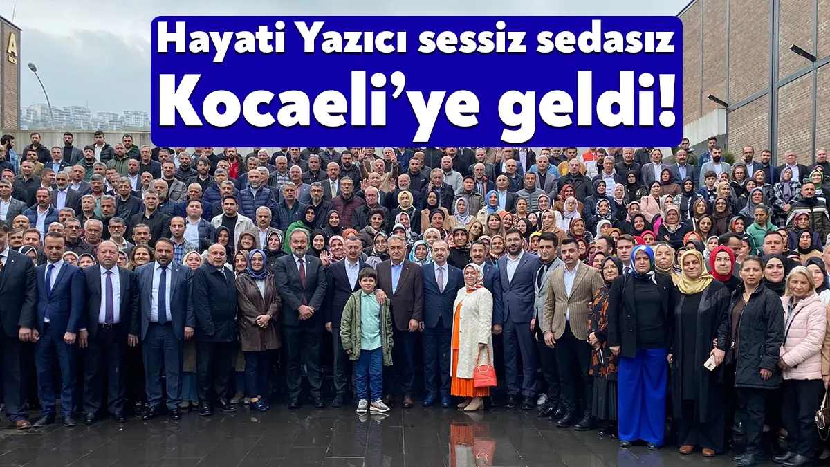 AK Parti Genel Başkan Yardımcısı Hayati Yazıcı bugün bir dizi