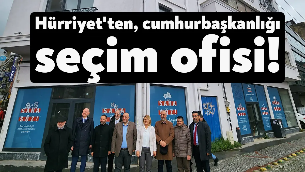 İzmit Belediye Başkanı Fatma Kaplan Hürriyet, cumhurbaşkanlığı seçim ofisini Ankara