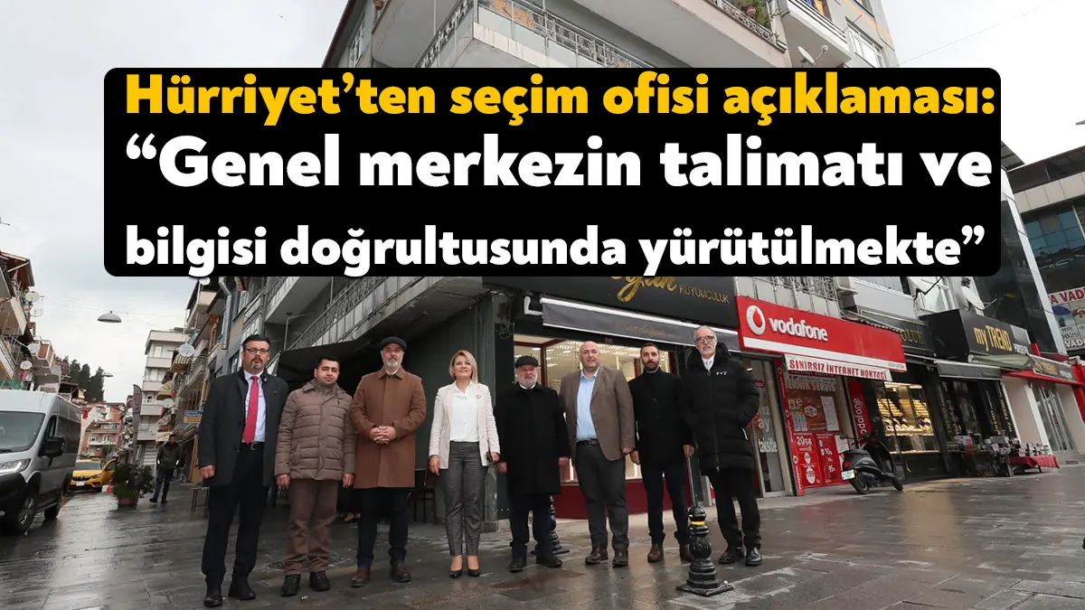 İzmit Belediye Başkanı Fatma Kaplan Hürriyet, seçim ofisleri ile ilgili