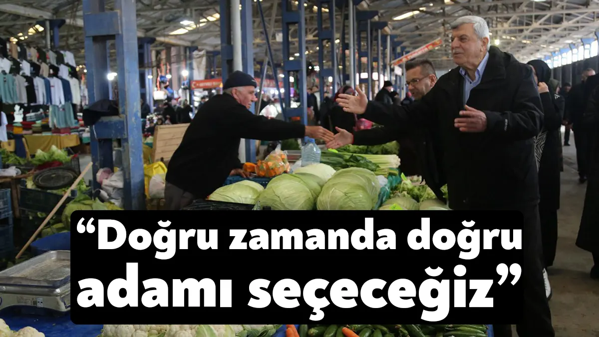 Kocaeli Büyükşehir Belediyesi önceki dönem Başkanı İbrahim Karaosmanoğlu Kandıra’da esnaf