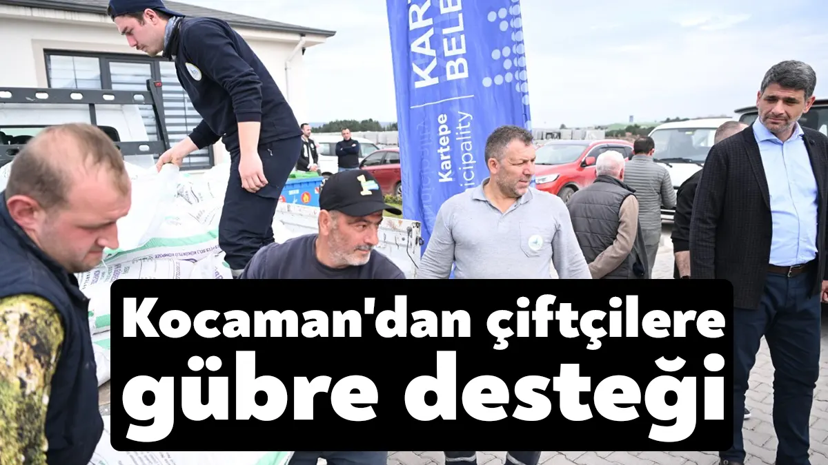 Kartepe Belediyesi, tarımsal üretimin kesintisiz devam etmesi amacıyla tarımsal destek