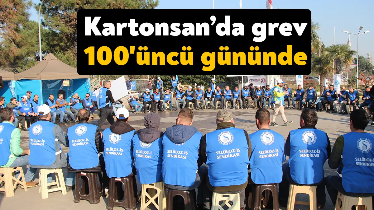 Kocaeli Başiskele’de kâğıt ve karton üretimi yapan Kartonsan fabrikası işçileri,